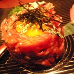 赤坂 みすじ - ユッケアップ！結構ボリューミー！また食べたい～