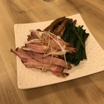 麺処 有彩 - この日の「ツマミ」。当然メニューにはありません。