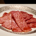 焼肉 大河 - カルビエスカレーター（ボンショー、ささみ、タテバラ、スカート、リブキャップ）