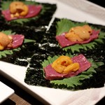 焼肉 大河 - うにハツ