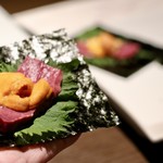 焼肉 大河 - うにハツ