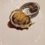 ルメルシマン オカモト - 蝦夷アワビのリゾット ペドロヒメネスのソース