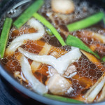 ひびき庵 - 鴨汁（かもじる）に温飩（うんどん）