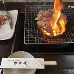 古里庵 - 炭火焼のセットをいただきました(^^)v