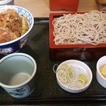 Oomura - Aセット(天丼とお蕎麦)