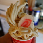 喜多方ラーメン神社&ミュージアム - 出汁風味の喜多方ラーメンソフトクリーム（ミニ）
