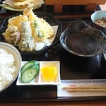 うろこ鮨 - 天ぷら定食