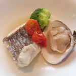 銀座アスター - 真鯛と蛤の強火蒸し