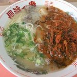 辛子高菜ラーメン/ピリ辛(600円)