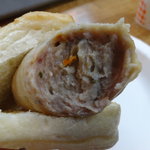 腸詰屋 - 【ソーセージサンド（バリアンタハーブ）】ハーブの香がいいっすね...