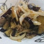 沖縄料理 さつき  - 豚とナスの炒め物(？)