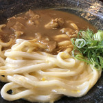 情熱うどん讃州 - カレー釜玉うどん（850円）