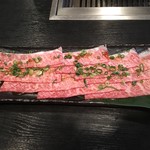 Yakiniku Fudoushin - ざぶすき　佐賀牛特上ロース焼き生玉子を絡めて