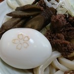 吉田のうどん さくら - 茹で卵には桜印が