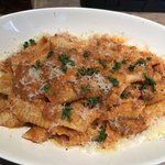 ナナイロパスタ - 国産牛のクリーミーボロネーゼ ガルガネッリ＋大盛 1,580円 ＋ 250円。