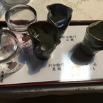いぶすき 秀水園 - 3種の焼酎(^^)v