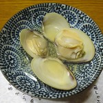 日の出 - はまぐり鍋の蛤（1回目）