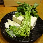 日の出 - 三つ葉、長葱、豆腐