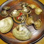 日の出 - 蛤の殻