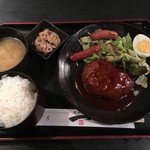 Kurogewagyuu Yakiniku Ichi - 手造り　ハンバーグ定食