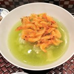 天麩羅 巽 - 天茶（桜海老のかき揚げ）