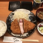 とんかつひなた - 特選リブロースかつ定食