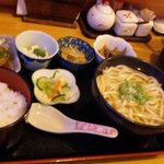 Kayo san - 本日の定食うどん「サバ味噌」550円！（ピンボケてます×）