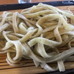 神立やぶそば - メニュー外暖かい平打ち蕎麦