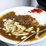 ガラパゴス - ぴーちゃんが食べてた 炙りチーズカレーライス(夜価格500円)