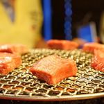 焼肉赤身にくがとう - メニューにはなかった尾崎牛の厚切りタン