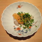 鮨 さかい - とら河豚、鮟肝の肝酢で