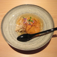 鮨 さかい - 毛蟹、蝦夷馬糞海胆