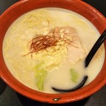 創作らーめん 薑屋 - はじかみやラーメン(豆乳豚骨)