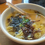 三宝苑 - 【牛スジ塩ラーメンハーフ】税込￥430