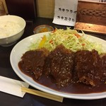 とんかつ ひろ喜 - 特選ヒレとんかつ 特大（￥1100）
