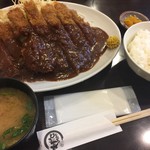 とんかつ ひろ喜 - 特選ロースとんかつ定食 特大（￥1050）