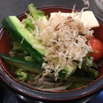 銀座 ハゲ天 - 天丼
            セットの鮮野菜サラダ