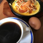 カフェ珈琲館 - ＋380円で鉄板あんかけスパを付けました