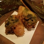 魚秀 - 牡蠣の天ぷら