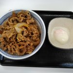 吉野家 - 牛丼（並），半熟玉子