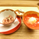 赤坂 菊乃井 - 祝膳　菖蒲酒　赤飯　紅白ナマス