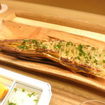 赤坂 菊乃井 - 鉢肴　大原野産筍焼き　山椒オイル