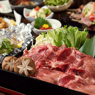 黒毛和牛牛タンしゃぶ玉手箱コース 2時間飲み放題付き7品 黒毛和牛の牛タンしゃぶしゃぶでちょっとリッチな歓送迎会コース 4 980円 税抜 神戸牛個室肉酒場 お肉大明神 三宮 旧店名 個室炙り海鮮 海千山千 Umisen Yamasen 神戸三宮 阪急 居酒屋 食べログ