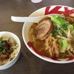 五ノ風 - 熟成芳醇 味噌らーめん 850円^ ^  本日リニューアル^ ^また、新たな風を感じます^_^ 五ノ飯 なんと 平日ランチ 100円^ ^