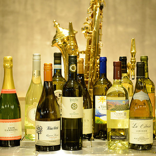 We offer a wide variety of drinks including wine.