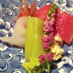 懐石　亀山 - 造り　本まぐろと生ゆば