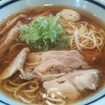 火鳥 - 鶏醤油ラーメン　細