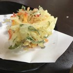 腕打 そばの館 えん野 - かき揚げ