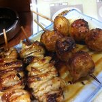 万平 - とり皮とつくね2013.12