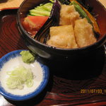 手打ち蕎麦 寺田家 - 冷揚げもちそば950円